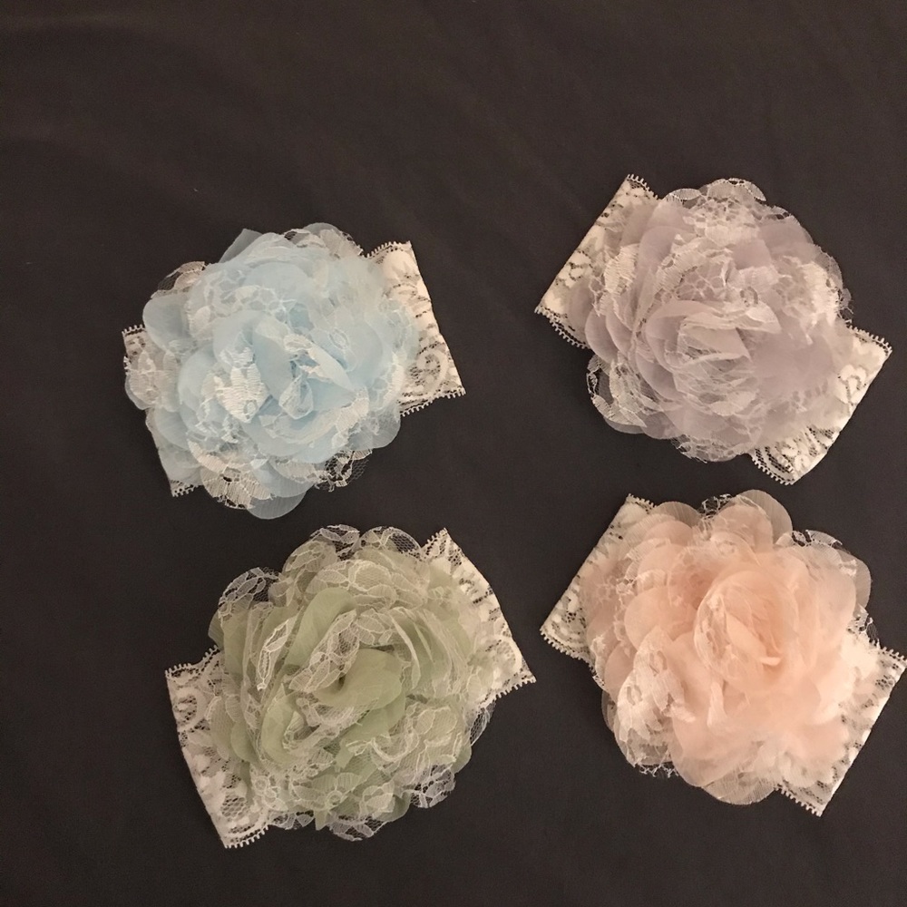 Flower Accent Headband - Picture 2 of 2